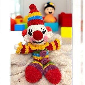 Colorful Clown Plush Toy $50